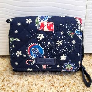 Vera Bradley Holiday Owls Small Wallet